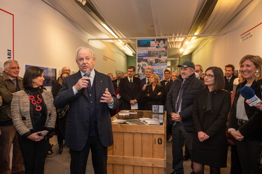 Genova, museo Galata - inaugurazione mostra fotografica di Franc