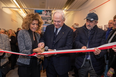 Genova, museo Galata - inaugurazione mostra fotografica di Franc