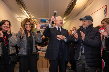 Genova, museo Galata - inaugurazione mostra fotografica di Franc