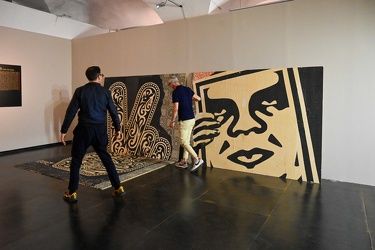 Genova - mostra Obey al palazzo ducale