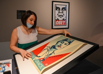 Genova - mostra Obey al palazzo ducale