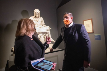 Genova, riapre al pubblico palazzo ducale con la mostra su Miche