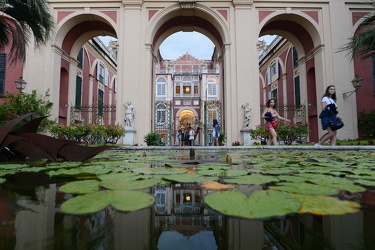 Genova, Palazzo Reale - inaugurazione nuova stanza stucchi fiori