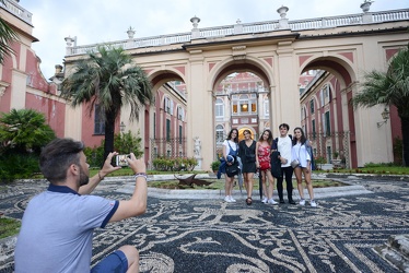 Genova, Palazzo Reale - inaugurazione nuova stanza stucchi fiori