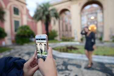 Genova, Palazzo Reale - inaugurazione nuova stanza stucchi fiori