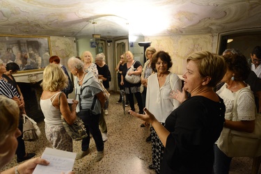 Genova, Palazzo Reale - inaugurazione nuova stanza stucchi fiori