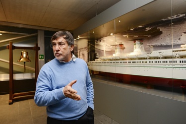 Genova, Galata Museo del Mare - allestimento della mostra sul tr