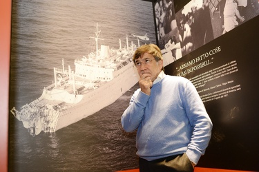Genova, Galata Museo del Mare - allestimento della mostra sul tr