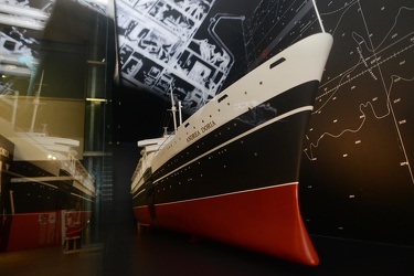 Genova, Galata Museo del Mare - allestimento della mostra sul tr