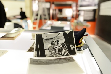 Genova, Galata Museo del Mare - allestimento della mostra sul tr