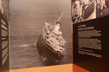 Genova, Galata Museo del Mare - allestimento della mostra sul tr