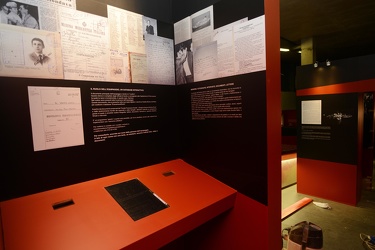 Genova, Galata Museo del Mare - allestimento della mostra sul tr