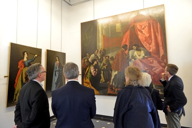 Genova - visita nei musei di una delegazione della Morgan Librar