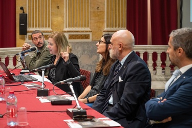 Genova - palazzo ducale - presentazioni lavori di restauro