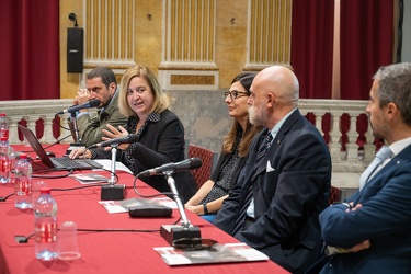 Genova - palazzo ducale - presentazioni lavori di restauro