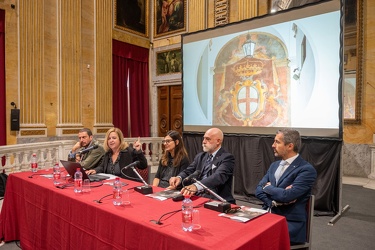 Genova - palazzo ducale - presentazioni lavori di restauro