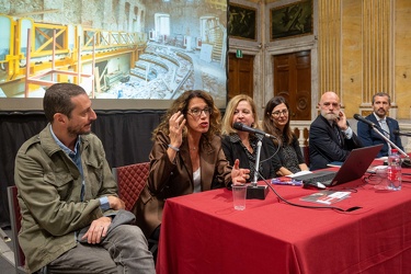 Genova - palazzo ducale - presentazioni lavori di restauro