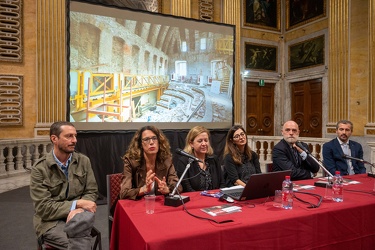 Genova - palazzo ducale - presentazioni lavori di restauro