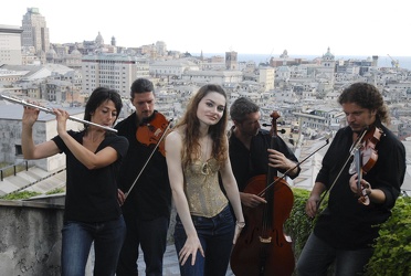 Giulia Ottonello con la sua band Gnu Quartet