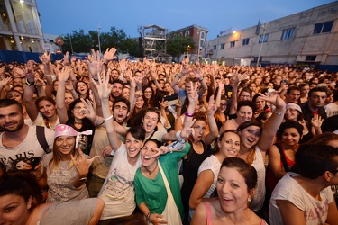 Genova - concerto negramaro arena del mare - pubblico