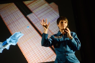 Genova, palazzo Ducale - astronauta Samantha Cristoforetti 