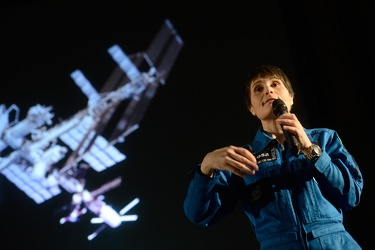 Genova, palazzo Ducale - astronauta Samantha Cristoforetti 