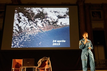 Genova, palazzo Ducale - astronauta Samantha Cristoforetti 