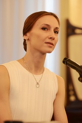 Genova - conferenza stampa ballerina russa Svetlana Zakharova