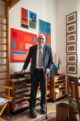 Genova, Carlo Castellano nella sua casa