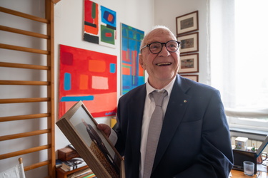 Genova, Carlo Castellano nella sua casa