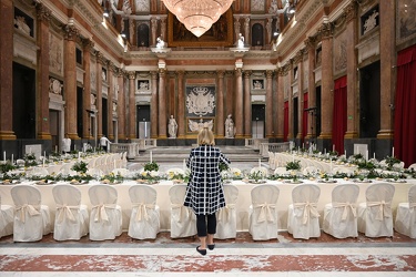 Genova, palazzo ducale - cena organizzata da Miki Wolfson