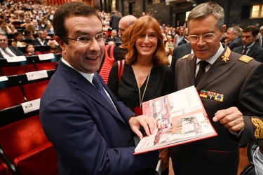 Genova, teatro Carlo Felice- serata con la banda dei vigili del 