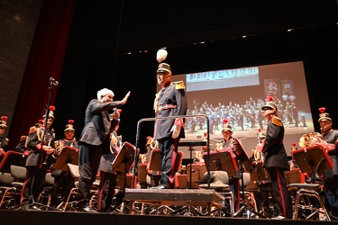 Genova, teatro Carlo Felice- serata con la banda dei vigili del 