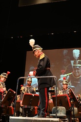 Genova, teatro Carlo Felice- serata con la banda dei vigili del 