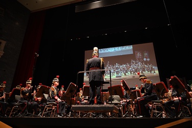 Genova, teatro Carlo Felice- serata con la banda dei vigili del 