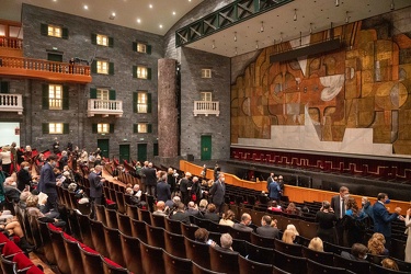 Genova, teatro Carlo Felice - platea prima opera