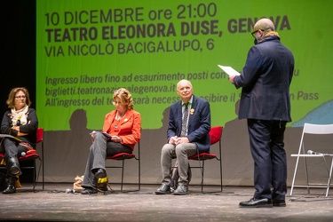 Genova, Teatro Duse - serata per Giulio Regeni con presidente ca