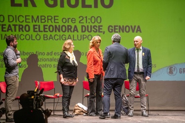 Genova, Teatro Duse - serata per Giulio Regeni con presidente ca