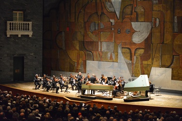 Genova - il maestro Claudio Abbado al teatro Carlo Felice