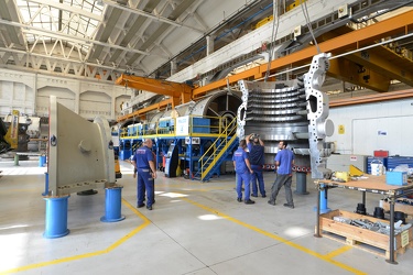Genova, dentro lo stabilimento di Ansaldo Energia