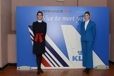 Genova, cisterne palazzo Ducale - evento KLM e Air France inaugu