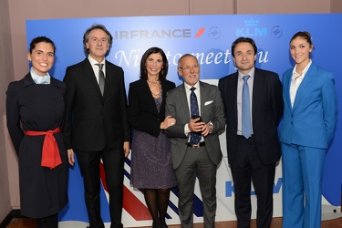 Genova, cisterne palazzo Ducale - evento KLM e Air France inaugu