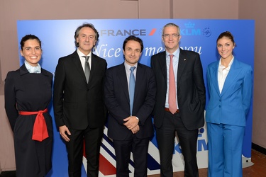 Genova, cisterne palazzo Ducale - evento KLM e Air France inaugu