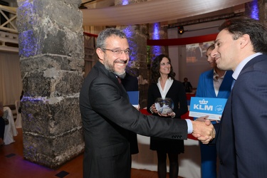 Genova, cisterne palazzo Ducale - evento KLM e Air France inaugu