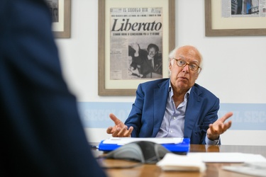 Genova, redazione secolo xix - intervista vertici confindustria