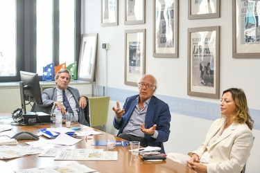 Genova, redazione secolo xix - intervista vertici confindustria