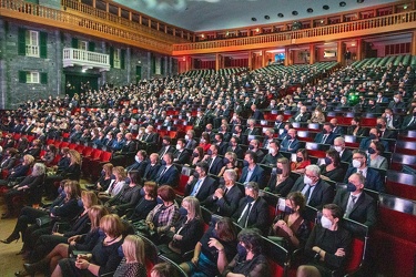 Genova, teatro Carlo Felice - festa per i 40 anni di Esaote