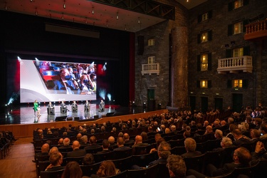 Genova, teatro Carlo Felice - festa per i 40 anni di Esaote