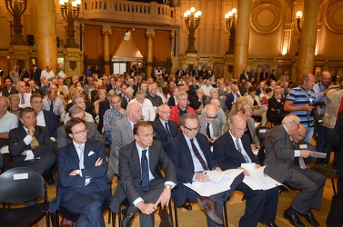 Genova - palazzo della Borsa - assemblea azionisti carige