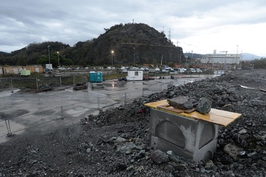 Genova - collina Erzelli - avanzamento cantiere campus tecnologi